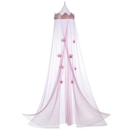 Accent Plus Pink Princess Crown Bed Canopy
