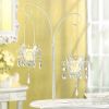 Accent Plus Crystal Drops Double Hanging Candle Holder