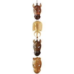 Accent Plus African Animal Masks Wall Hanging