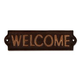 Accent Plus Cast Iron Welcome Sign