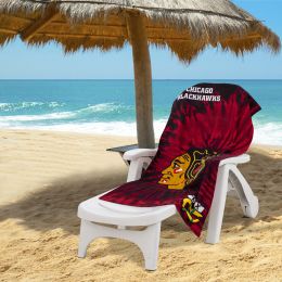 Blackhawks OFFICIAL NHL "Psychedelic" Beach Towel;  30" x 60"