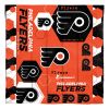 Flyers OFFICIAL NHL "Hexagon" Full/Queen Comforter & Shams Set;  86" x 86"