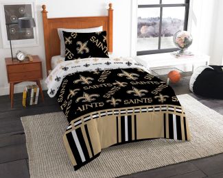 New Orleans Saints OFFICIAL NFL Twin Bed In Bag Set
