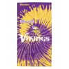 Vikings OFFICIAL NFL "Psychedelic" Beach Towel;  30" x 60"