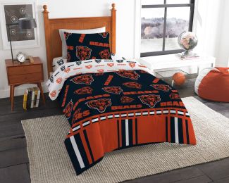 Chicago Bears OFFICIAL NFL Twin Bed In Bag Set