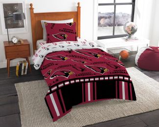 Arizona Cardinals OFFICIAL NFL Twin Bed In Bag Set