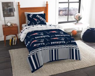 New England Patriots OFFICIAL NFL Twin Bed In Bag Set