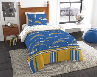 LA Chargers OFFICIAL NFL Twin Bed In Bag Set