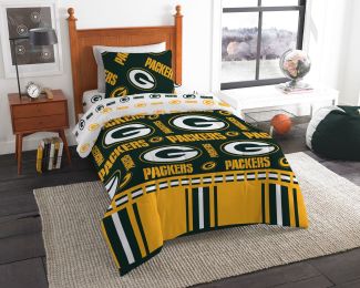 Green Bay Packers OFFICIAL NFL Twin Bed In Bag Set