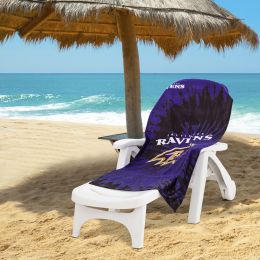 Ravens OFFICIAL NFL "Psychedelic" Beach Towel;  30" x 60"