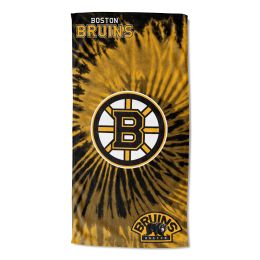 Bruins OFFICIAL NHL "Psychedelic" Beach Towel;  30" x 60"