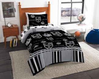 Los Angeles Kings OFFICIAL NHL Twin Bed In Bag Set