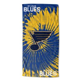 Blues OFFICIAL NHL "Psychedelic" Beach Towel;  30" x 60"