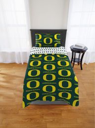 Oregon Ducks Modern Take F/Q Comforter Set