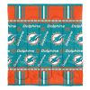 Miami Dolphins OFFICIAL NFL Full Bed In Bag Set