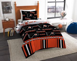 Philadelphia Flyers OFFICIAL NHL Twin Bed In Bag Set