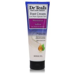 Dr Teal's Pure Epsom Salt Foot Cream Pure Epsom Salt Foot Cream With Shea Butter & Aloe Vera & Vitamin E 8 Oz For Women