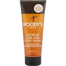 Woody's By Woody's Just4play Hair And Body Wash 8 Oz For Men