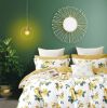 Annastasia Yellow Rose 100% Cotton Reversible Comforter Set