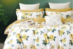 Annastasia Yellow Rose 100% Cotton Reversible Comforter Set
