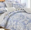 Lauren Damask 100% Cotton 3 Pcs Comforter Set